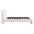 Arlo Modern Glam Upholstered Bed Frame with Thick Curved Headboard and Solid Wood Legs-125959313