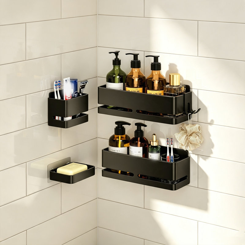 Wall Mounted Required Shower Caddy