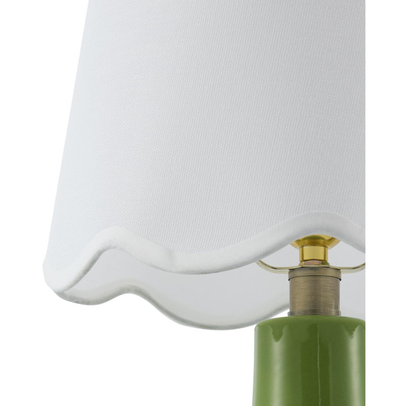 Lampe de table Gunay, Vert