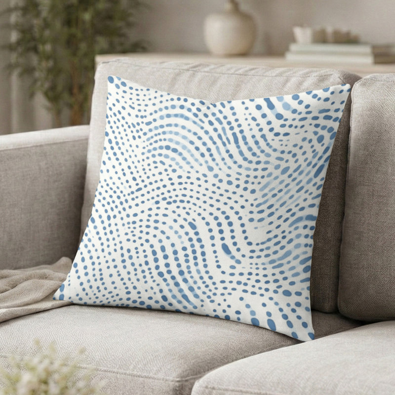Coussin Dots, H 16 po x l 16 po