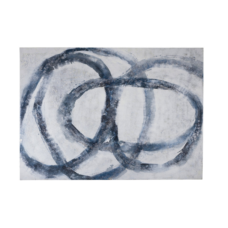 Art mural abstrait sur toile Altarium par BMC - 70 x 96 pouces