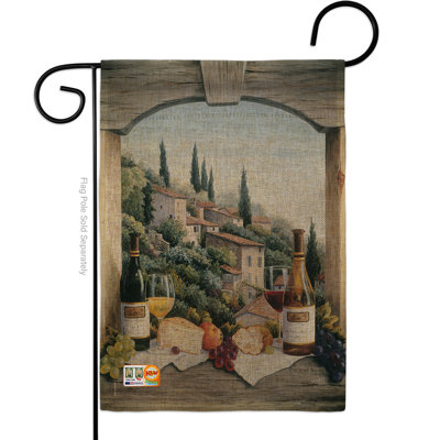 Double Sided 18.5'' H x 13'' W Burlap Garden Flag