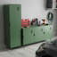Armoire de rangement 47 po avec tablettes réglables, intérieur spacieux pour les outils, l'équipement et les fournitures