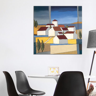 Village Near The Sea II by Hans Paus - Wrapped Canvas Gallery-Wrapped Canvas Giclée