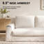 Canapé Ailey moderne 2 places avec housse amovible et lavable et pouf-592278350-592278351-592278346