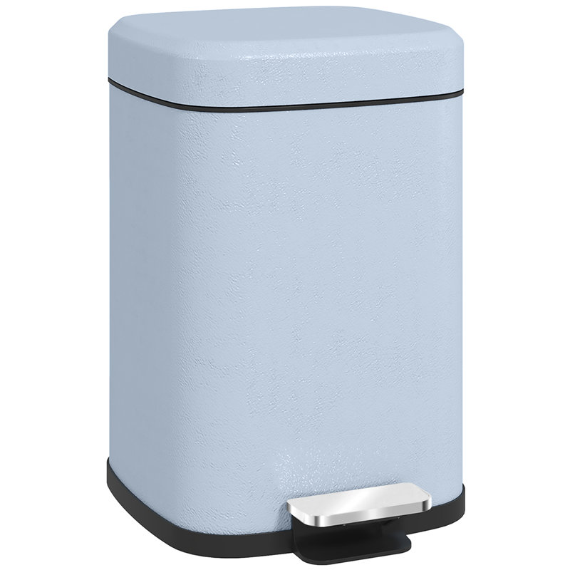 Metal,Plastic Step On Rubbish Bin - 3.2L