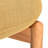 Modern Wooden Blended Linen Yellow Dining Chair-202347710