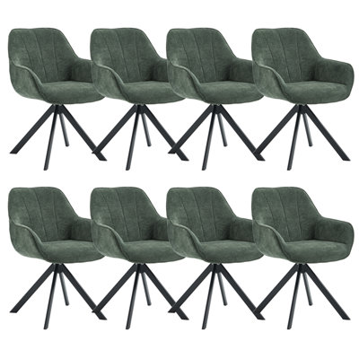 40cm H Upholstered Upholstered Back Side Chair (Set of 8)