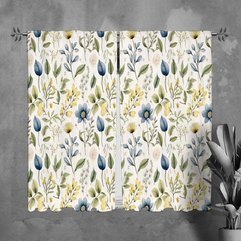 Tillee Polyester Room Darkening Curtain Pair, L 40 po x L 82 po