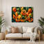 Fruit, papaye brune, art mural en métal-378983605