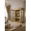 Solid Wood Lighted China Cabinet
