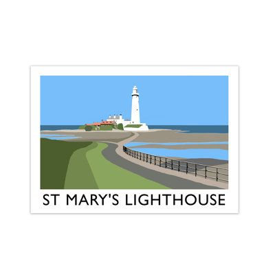St Mary's Lighthouse 1 Piece Wall Art