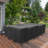 Goodman Water Resistant Patio Dining Set Cover – Heavy Duty, Durable Outdoor Furniture Cover with Click-Close Straps, Adjustable Elastic Hem, and Air Vents-2077975186-2077975184
