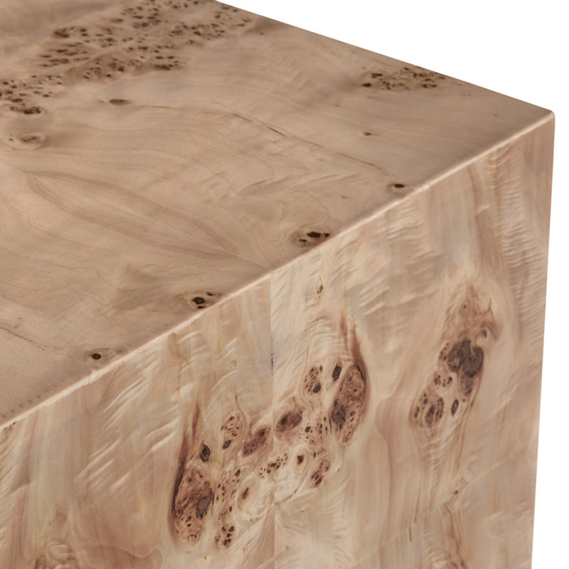 Manor Square Brown Solid Wood Accent_End Table