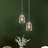 Cie 1-Light Gold Clear Seeded Glass Pendant for Bedside-1964291268