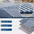 Machine Washable Runner Rug Modern Striped Hallway Runner Non Slip Low Pile Entryway Rug Soft Non Shedding Carpet for Kitchen Laundry-1582948271