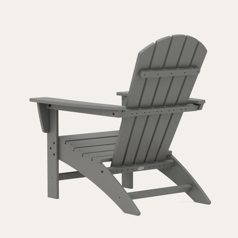 Chaise Adirondack POLYWOOD Nautical, Gris ardoise