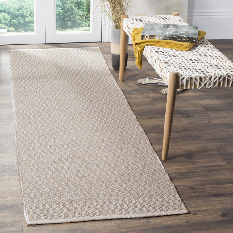 Bester Hand Woven Cotton Geometric Rug