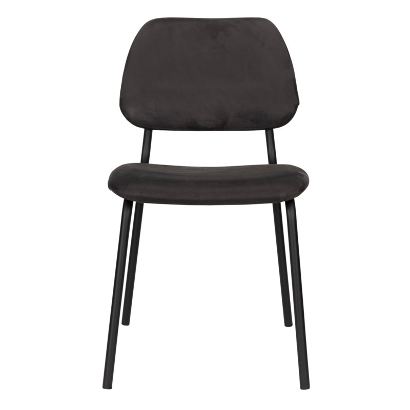 Darby Upholstered Dining Chair, Black