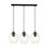 Cadi-Grace 3 - Light Black Kitchen Island Pendant