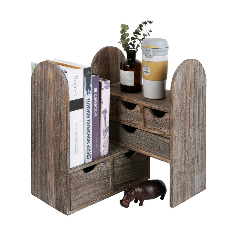Burdue Wood Desk Organizer