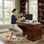 Tabouret de bureau à bascule ergonomique et réglable avec fonction de correction de la posture verticale pour bureau à domicile-2134853106