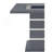 ARIYA DARK GREY BAR TABLE
