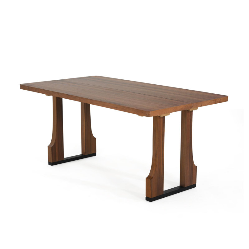 Table de salle à manger rectangulaire 63 po (noyer) (table de salle à manger seulement), Noyer