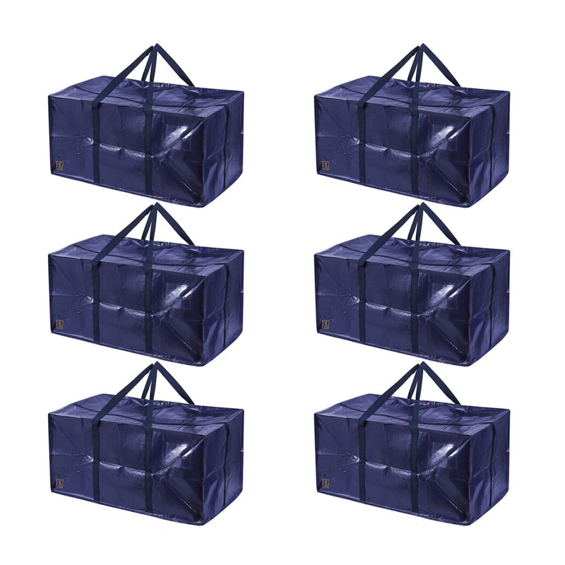 Sac de rangement en tissu Rebrilliant, 104 pintes, Marine
