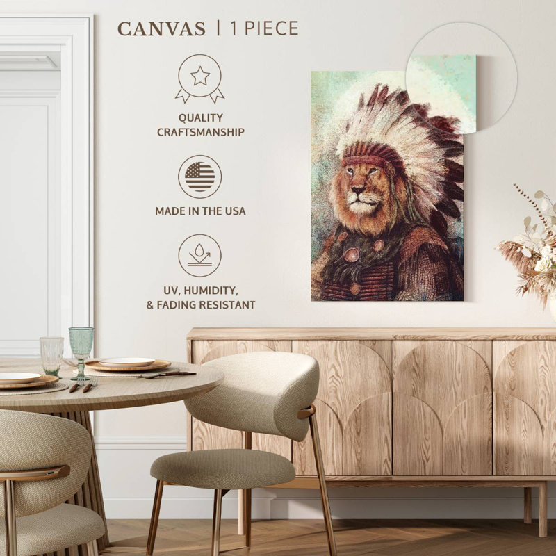 Ketti Chief I, 51" H x 34" W