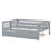 Daybed With Trundle And Fence Guardrails-715363291