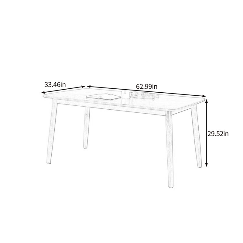 Strenta, H 29,52 po x L 62,99 po x l 33,46 po