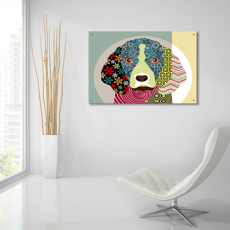 «Beagle Dog III» par Lanre Adefioyue, H 24 po x l 36 po x P 0,2 po