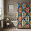 Round Blooms - Rideau de douche Premium-668395530