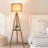 Jodanna 63" Dimmable Tripod Floor Lamp with Remote, Included LED Bulb-987332269
