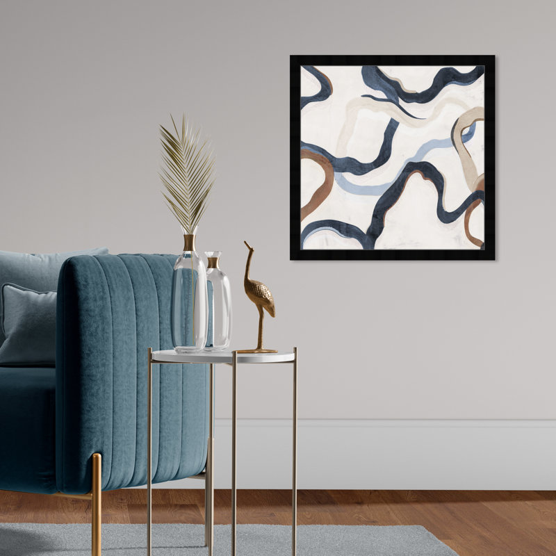 «Paths of Life III» par Oliver Gal - impression encadrée, Cadre noir, H 22 po x l 22 po