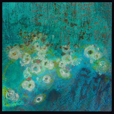 «Faint Dreams I», peinture sur toile à cadre flottant