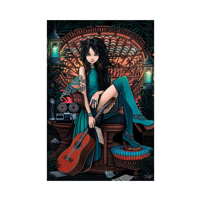 Aria 1 Piece Wrapped Canvas Wall Art, 66.04cm H x 45.72cm W x 1.91cm D