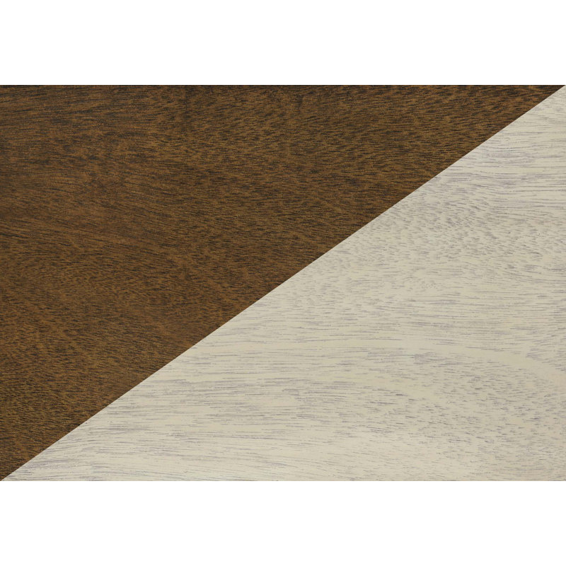 Table d'appoint, table de bout, table d'appoint, table de chevet étroite, chambre à coucher, lampe, rangement, Brun / Beige