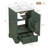 Space-saving Modern Bathroom Vanity With Durable Ceramic Sink For Efficient Storage