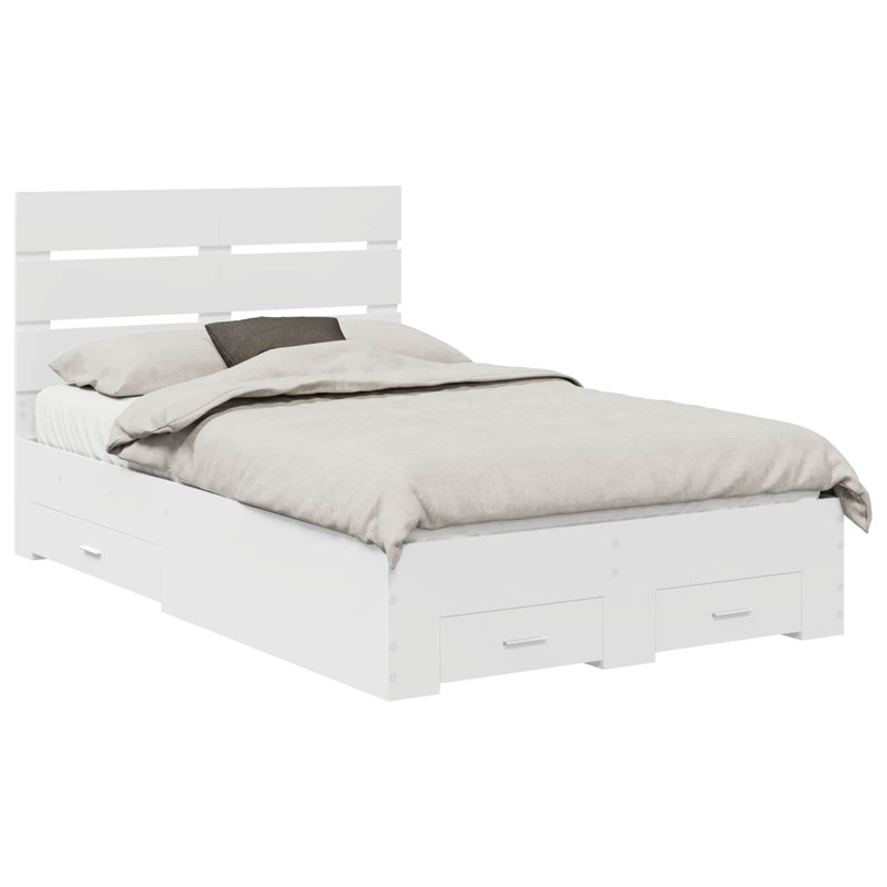 Bed, Small Double (4'), White
