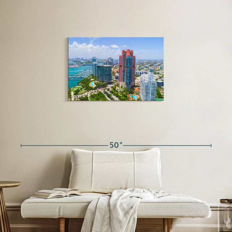 Gratte-ciel de Sirci South Beach, H 20 po x l 30 po