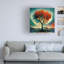 «Floral Tree of Life 18», reproduction sur toile-1185421709