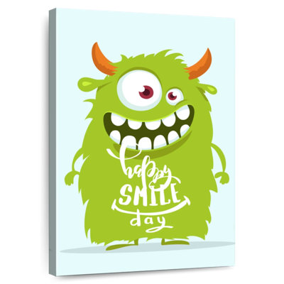 Green Happy Monster