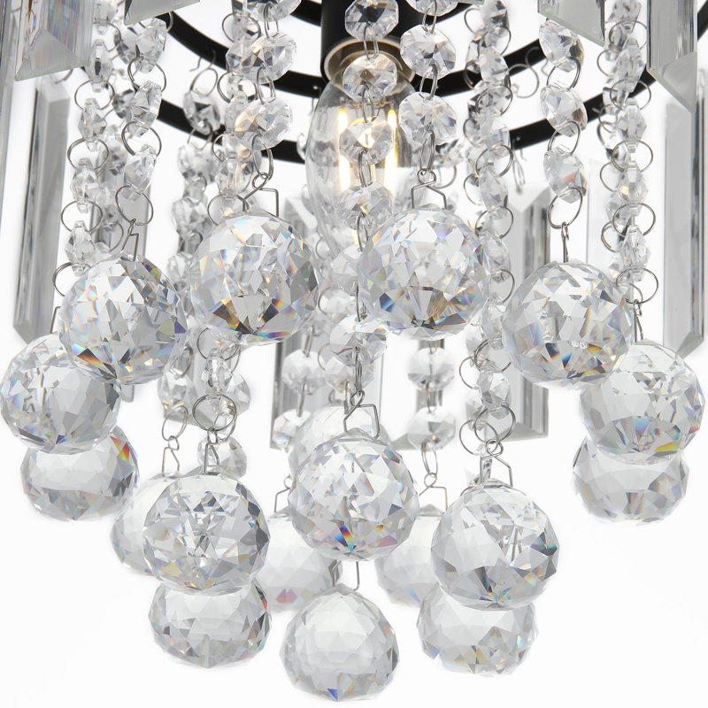 Unicoi Crystal Flush Mount, Black