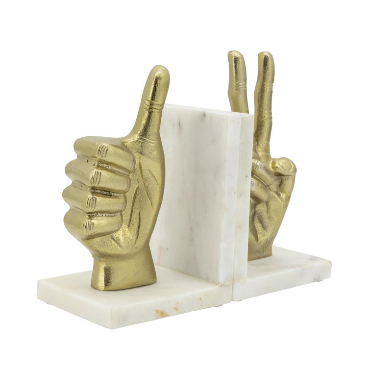 Hand Statue Resin Hand Gesture Sculptures Peace OK Thumbs Up Hand