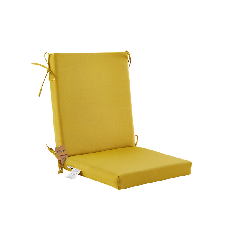 Outdoor 3'' Seat / Back Cushion, Yellow