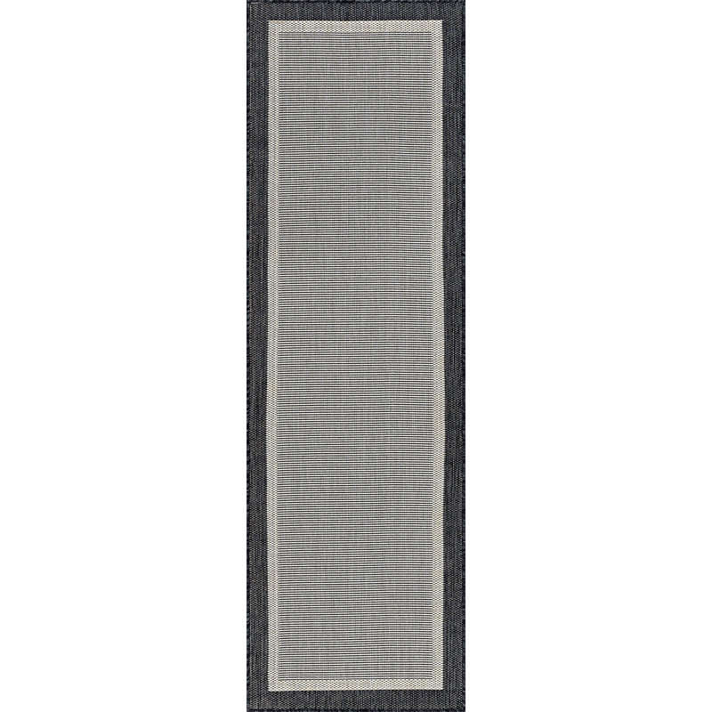 Kasuri Indoor / Outdoor Rug, Runner 2'8" x 9'10"