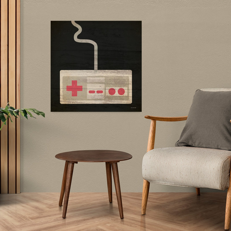 «Gaming Is Life», art contemporain abstrait, H 24 po x l 24 po