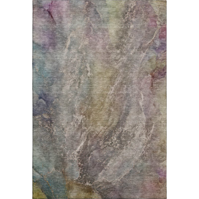 Premium Machine Washable Mayfield AMF2307 Abstract Rug